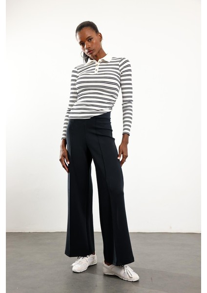 Antrasit Çimalı Modal Pantolon