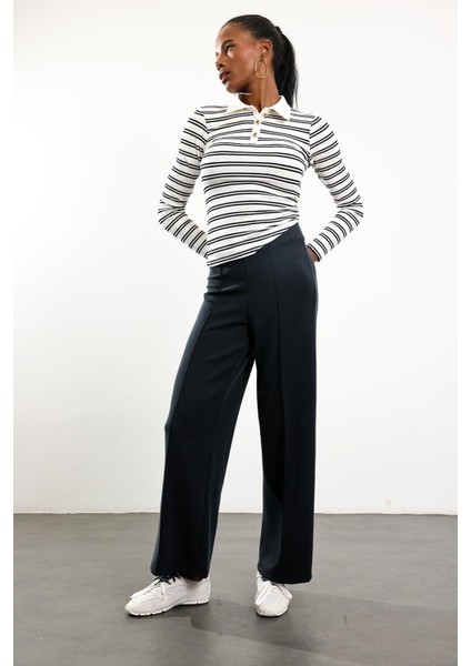 Antrasit Çimalı Modal Pantolon modelleri