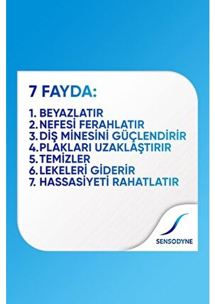 Diş Macunu Hassas Dişler İçin Tam Koruma 50 ml 6 Adet Beyazlatıcı Etkili