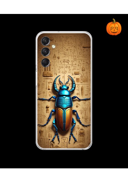 Samsung Galaxy A24 Uyumlu Şeffaf Kılıf Antik Mısır 3 Tasarımlı