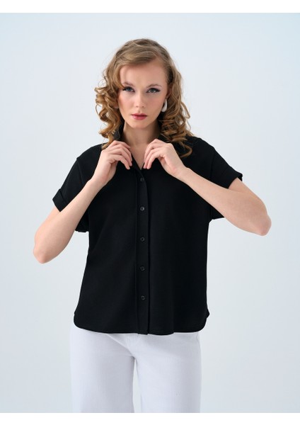 Regular Fit Kadın Gömlek K.kol