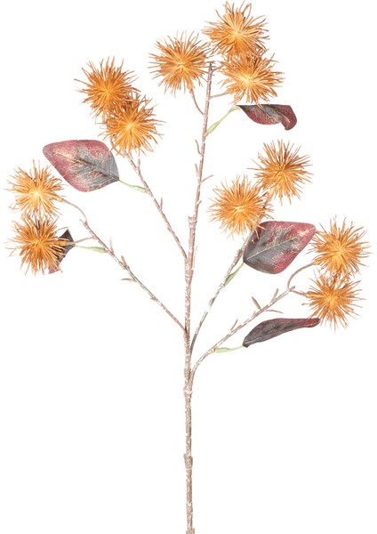 Yapay Top Çiçek Kahverengi 63 Cm.