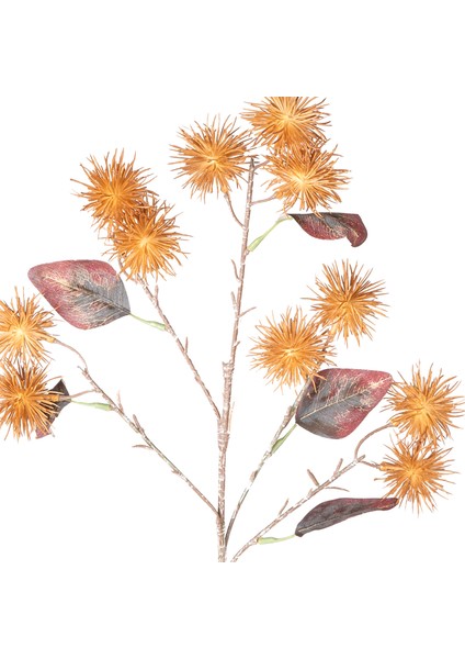 Yapay Top Çiçek Kahverengi 63 Cm. fiyatları