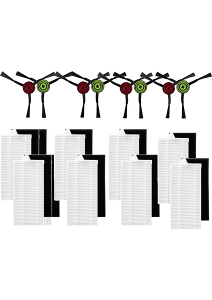 Lenovo E2 / E2 Pro Elektrikli Süpürge Aksesuarları, Süpürge Parçaları ve Yedek Parçaları Için Yan Fırça ve Filtre (Yurt Dışından) fiyatları