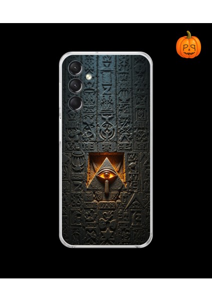 Samsung Galaxy A24 Uyumlu Şeffaf Kılıf Antik Mısır 4 Tasarımlı