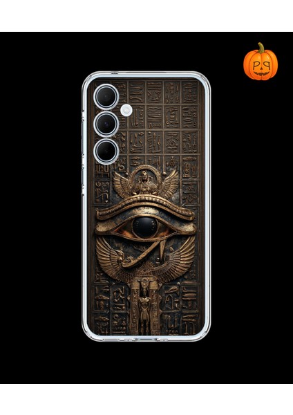 Samsung Galaxy A35 Uyumlu Şeffaf Kılıf Antik Mısır 2 Tasarımlı