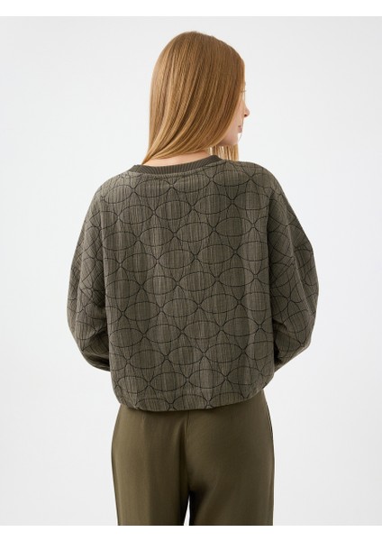 Crop Kadın Sweatshirt