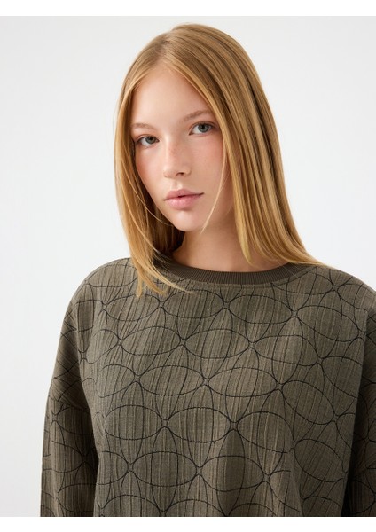 Crop Kadın Sweatshirt