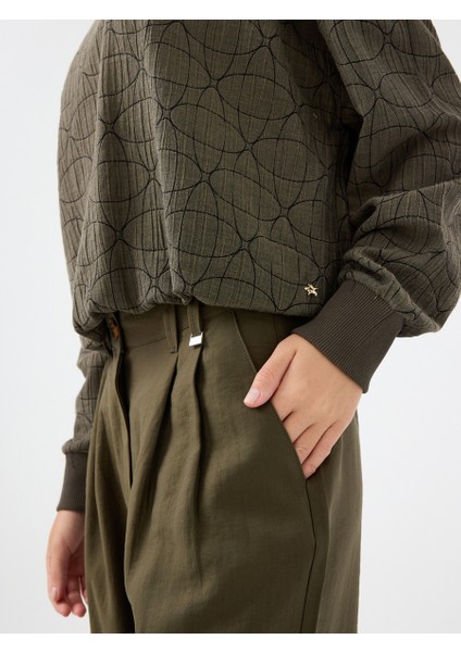Crop Kadın Sweatshirt