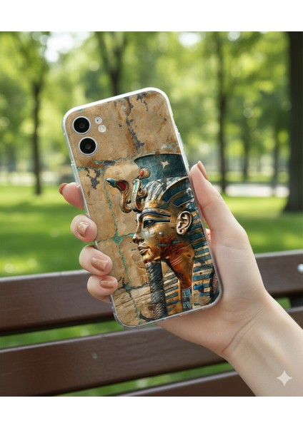 Xiaomi Mi 9 Lite Uyumlu Şeffaf Kılıf Antik Mısır 6 Tasarımlı fırsatları