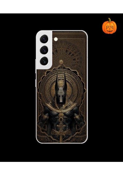 Samsung Galaxy S22 Uyumlu Şeffaf Kılıf Antik Mısır 1 Tasarımlı