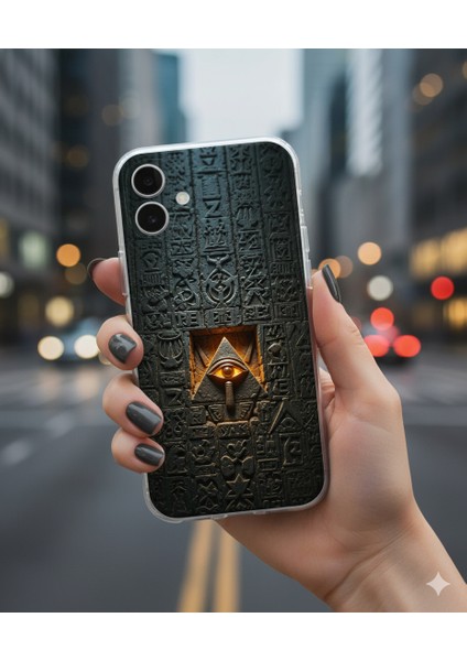 Samsung Galaxy A35 Uyumlu Şeffaf Kılıf Antik Mısır 4 Tasarımlı fiyatları