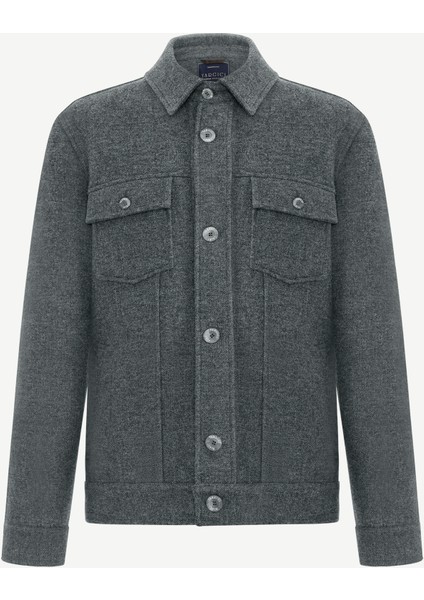 Regular Gömlek Yaka Uzun Kol Ceket