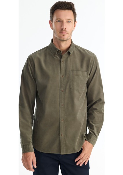 Regular Gömlek Yaka Uzun Kol Gömlek