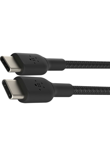 Boost Charge Örgülü 60W Usb-C - Usb-C Kablosu Hızlı Şarj Kablosu, 1 Metre modelleri