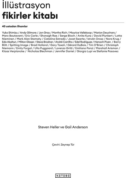 İllüstrasyon Fikirler Kitabı - Steven Heller, Gail Anderson modelleri