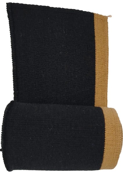 Ribana Manşet Siyah Kamel Çizgili En 85 cm Boy 7.5 cm 1 Adet T-568