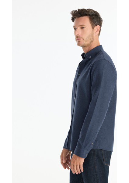 Regular Gömlek Yaka Uzun Kol Gömlek