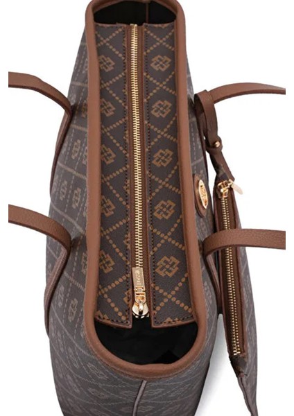 Kadın Lina Monogram Orta Boy Cüzdanlı Omuz Çantası fırsatları