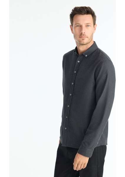 Regular Gömlek Yaka Uzun Kol Gömlek