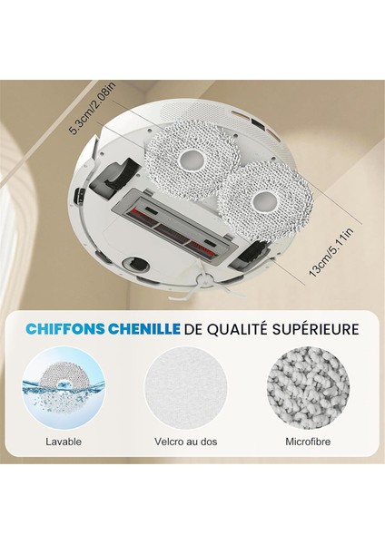 Xiaomi X20+/X10+ Plus, Dreame L10S ULTRA/L10 Ultra Robot Ana Yan Fırça, Filtreler, Paspas Bezleri, Toz Torbaları Için Aksesuarlar (Yurt Dışından) fırsatları