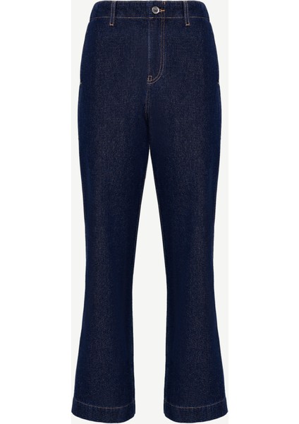 Normal Bel Rahat Kesim Denim Pantolon