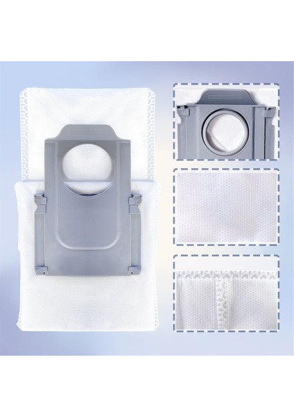 Roborock Saros Z70 Robot Süpürge ile Uyumlu Aksesuar Seti, Ana Yan Fırçalar, Filtreler, Paspas Pedleri, Toz Torbaları (Yurt Dışından) modelleri