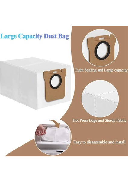 Xiaomi X20+/X10+/X20 PLUS/X10 Plus Süpürme Makinesi Aksesuarları Için 18 Adet Ana Yan Fırça Paspas Filtre Toz Torbaları (Yurt Dışından) fırsatları