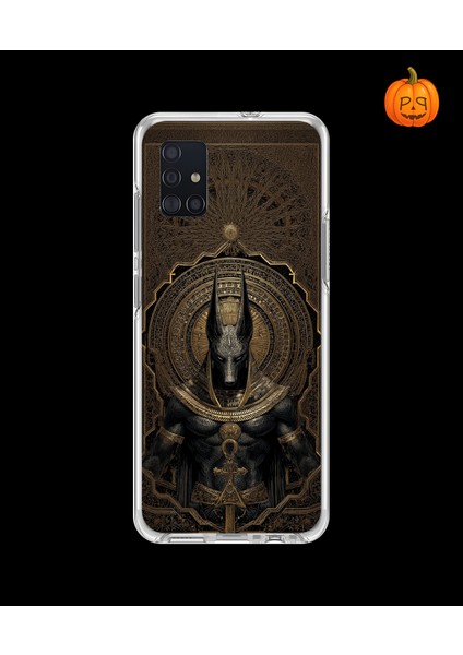 Samsung Galaxy A51 Uyumlu Şeffaf Kılıf Antik Mısır 1 Tasarımlı