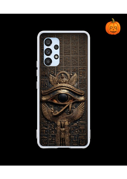 Samsung Galaxy A53 Uyumlu Şeffaf Kılıf Antik Mısır 2 Tasarımlı