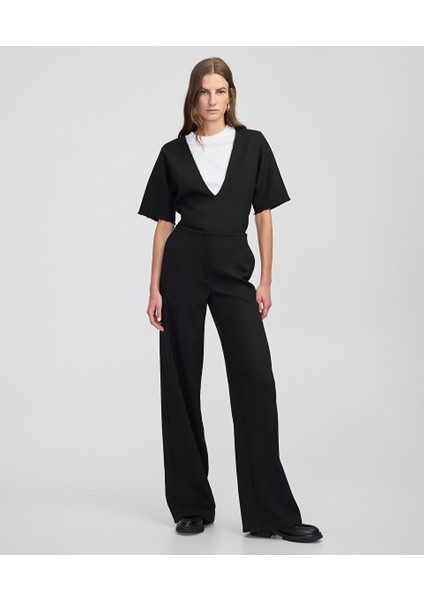 Düğmeli Wide Leg Fit Pantolon IW6250003187001