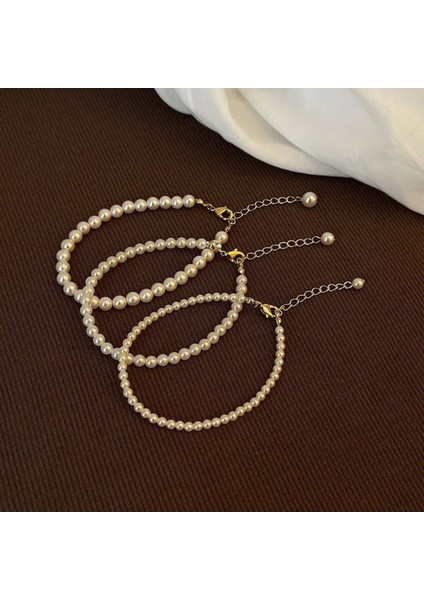 Şık ve Zarif 3'lü Inci Bileklik Seti fiyatları