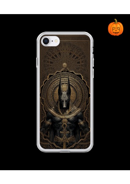 iPhone 6 Uyumlu Şeffaf Kılıf Antik Mısır 1 Tasarımlı