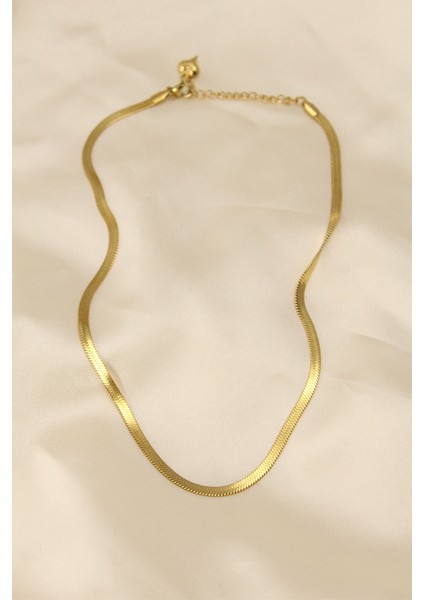 316L Çelik Altın Renk 45 cm İtalyan Zincir Model Kadın Kolye - TJ-BKO5902 indirimleri