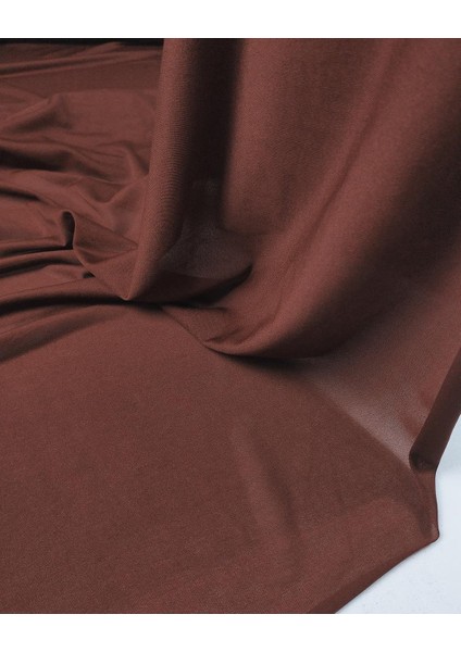 Acı Kahve Bordo Arası Renkte Denye Jarse (En 160 cm x Boy 130 Cm)