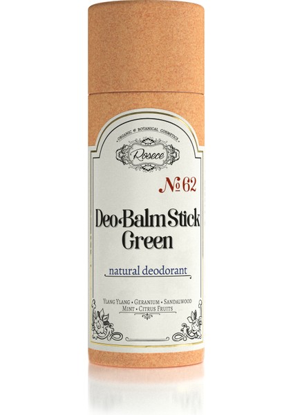 Deo Balm Stick Green | Doğal Koltuk Altı Deodorant Roll On Vegan | Unisex 60 ml fiyatları