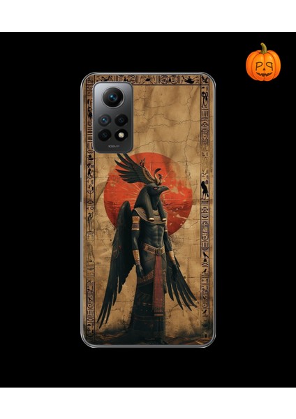 Xiaomi Redmi Note 12 Pro Uyumlu Şeffaf Kılıf Antik Mısır 7 Tasarımlı