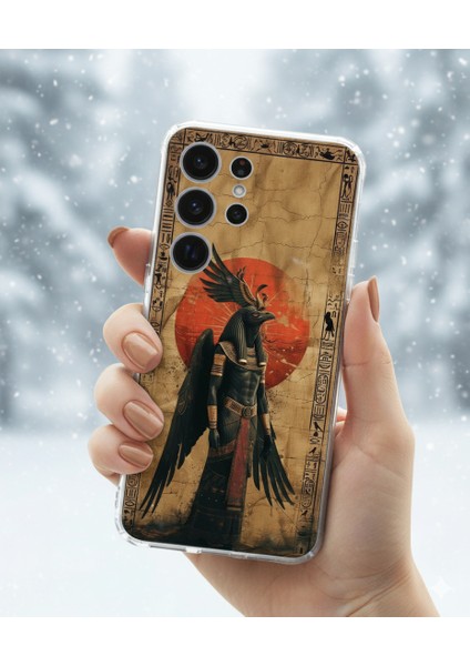 iPhone 7 Uyumlu Şeffaf Kılıf Antik Mısır 7 Tasarımlı indirimleri