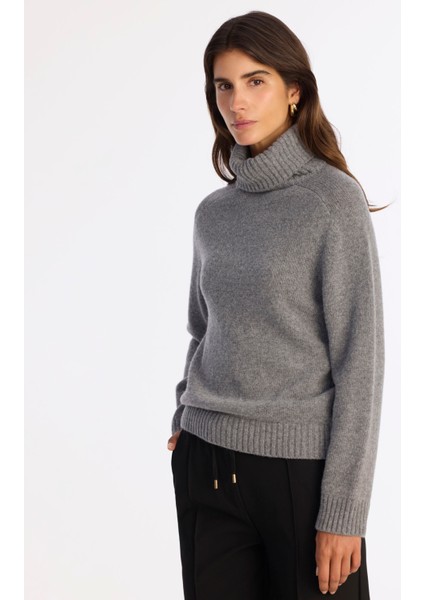 Regular Balıkçı Yaka Uzun Kol Kazak