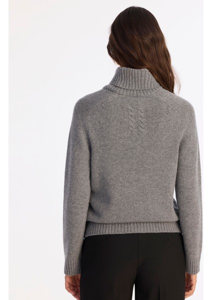 Regular Balıkçı Yaka Uzun Kol Kazak