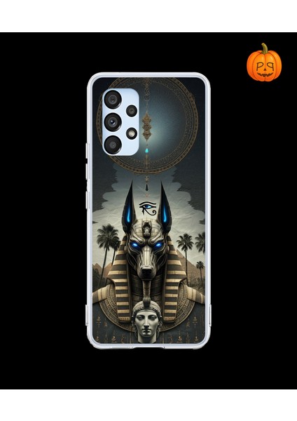 Samsung Galaxy A53 Uyumlu Şeffaf Kılıf Antik Mısır 5 Tasarımlı