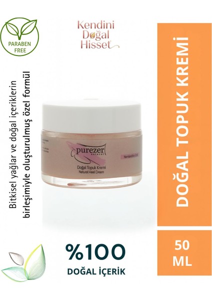 Doğal Topuk Bakım Kremi 50 Ml
