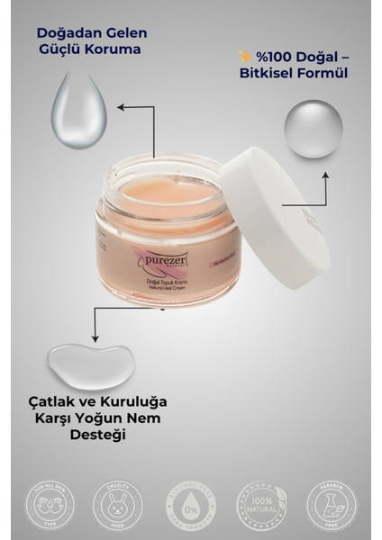 Doğal Topuk Bakım Kremi 50 Ml fiyatları