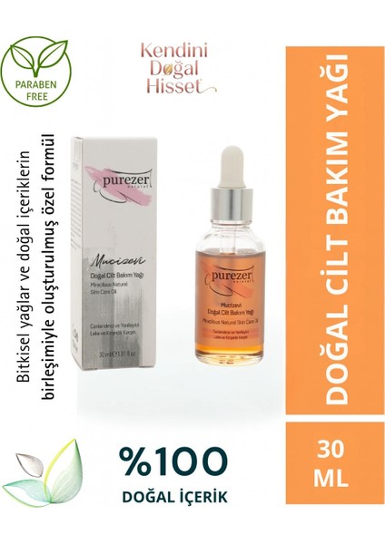 Doğal Mucizevi Cilt Bakım Yağı 30 ml
