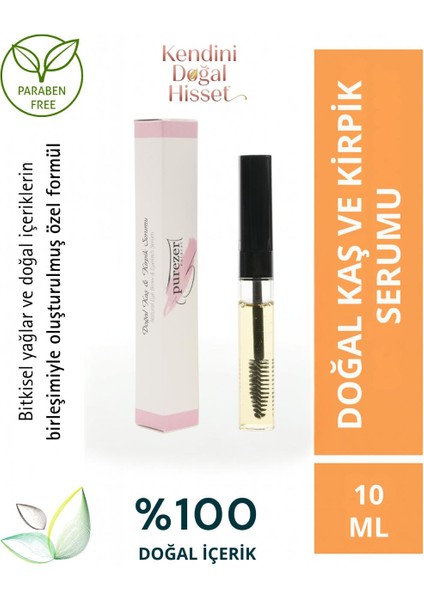 Doğal Kaş & Kirpik Serumu 10 ml