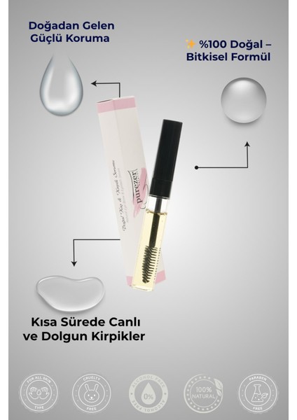 Doğal Kaş & Kirpik Serumu 10 ml fiyatları
