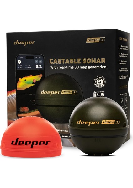 Smart Sonar Chırp+3 Gps Balık Bulucu