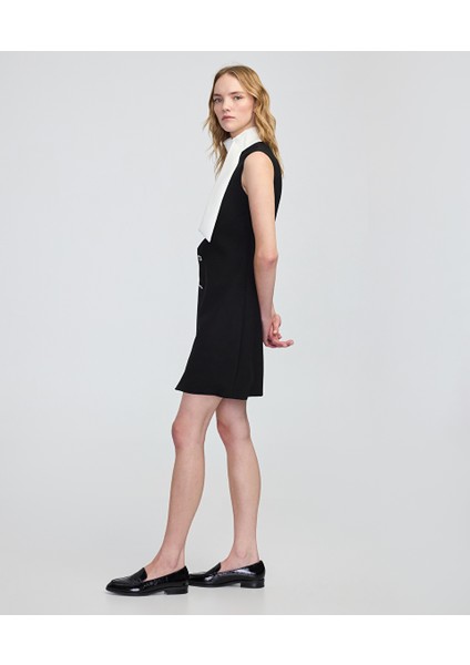 Düğme Aksesuarlı Colorblock Elbise IW6250002210001 fırsatları