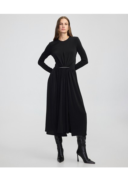 Metal Aksesuarlı Jarse Elbise IW6250002211001 fiyatları