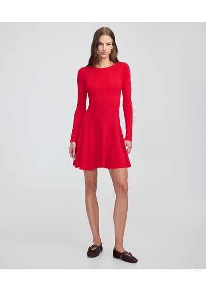 Volanlı Triko Elbise IW6250002227034 fiyatları